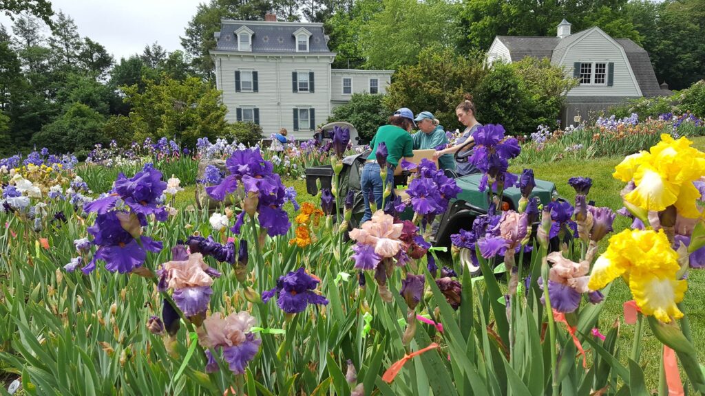 A planned reroute of the Lenape Trail includes Memorial Iris Gardens.