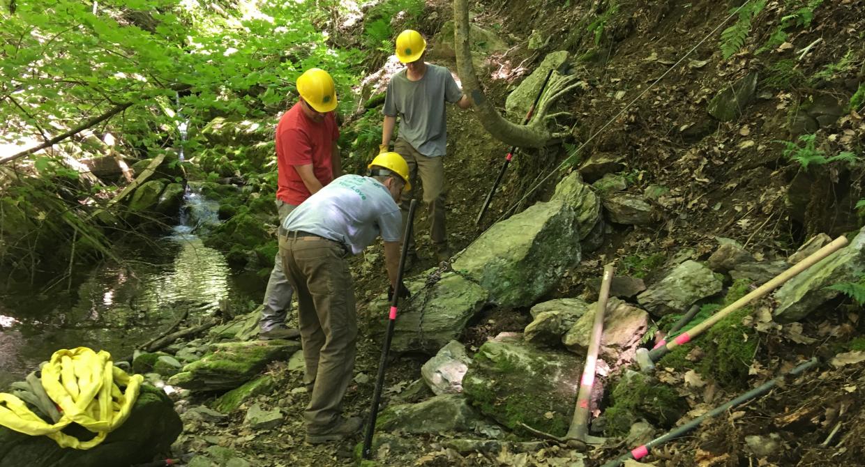 Cedar Brook Trail Improvements in Taconic State Park