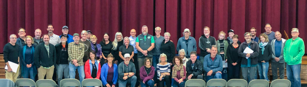 Volunteer Trail Stewards attend training to serve on the Ashokan Rail Trail. Photo by Heather Darley.
