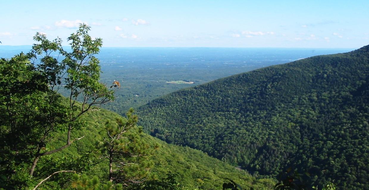 View East from Escarpment Trail just beyond Inspiration Rock - Photo by Daniel Chazin