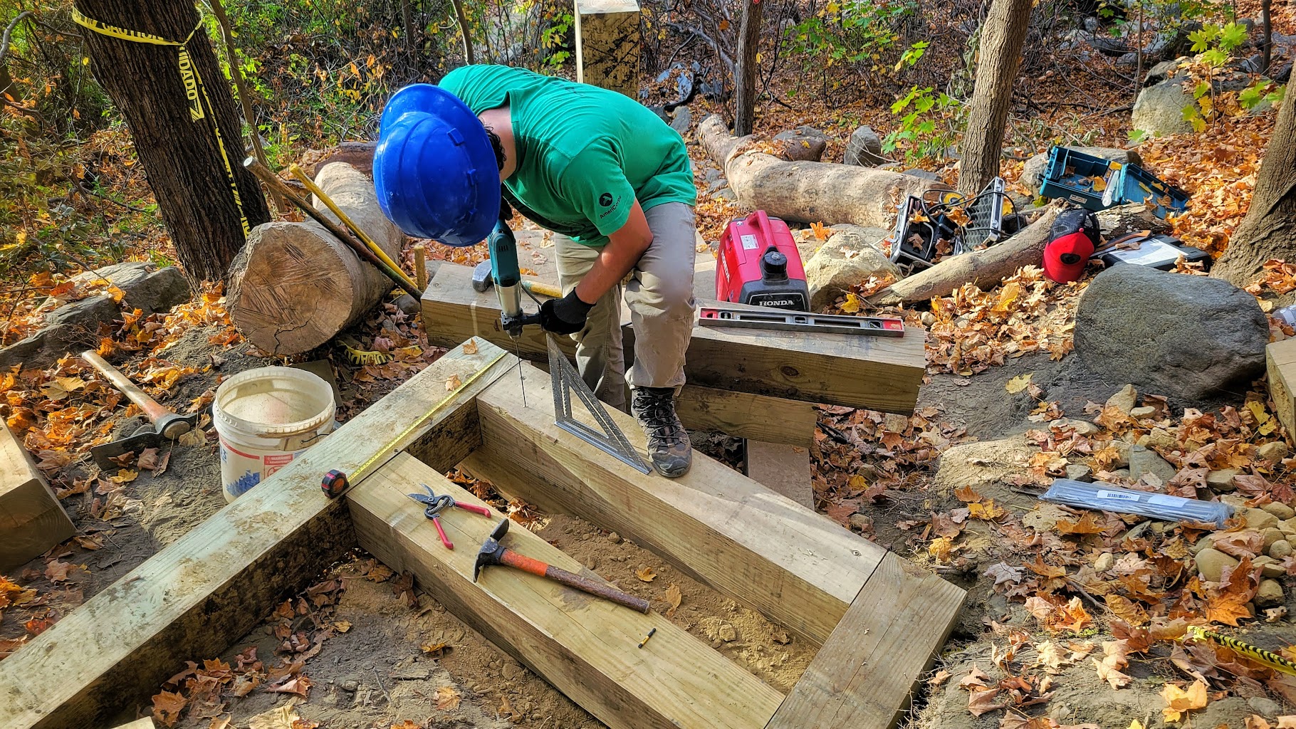 AmeriCorps Conservation Corps member