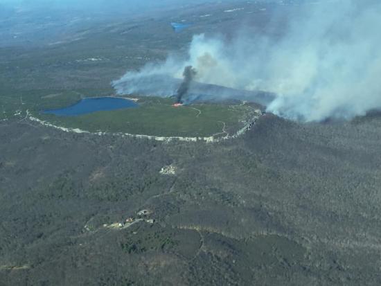 Sam’s Point and Minnewaska Closed Due to Wildfire