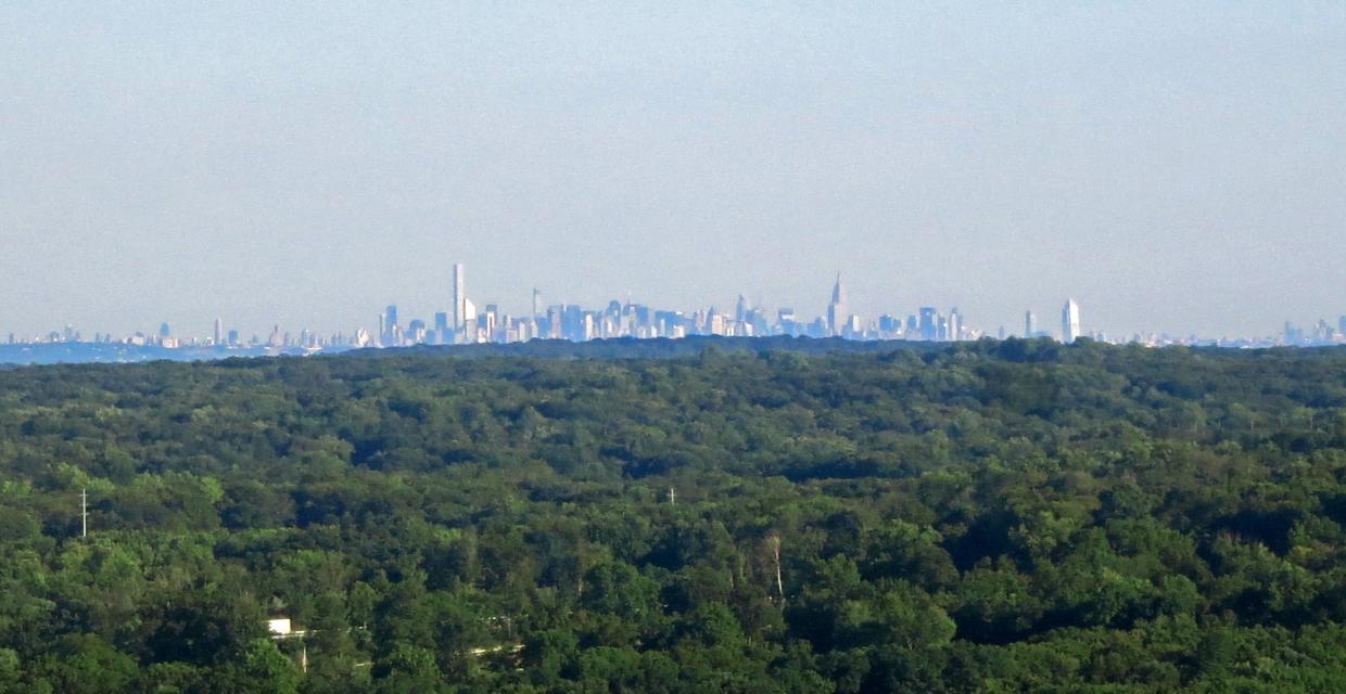 View of the New York City skyline from Cactus Ledge - Photo by Daniel Chazin