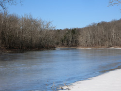 Duck Pond in winter. Photo by Daniel Chazin.