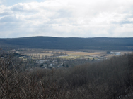 View from Patriots Path. Phot by Daniel Chazin.