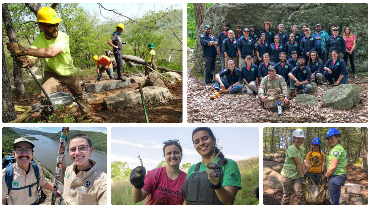 Trail Conference Conservation Corps collage