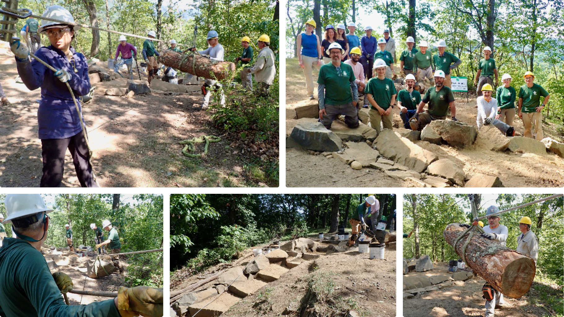Long Path restoration project Tallman Mountain