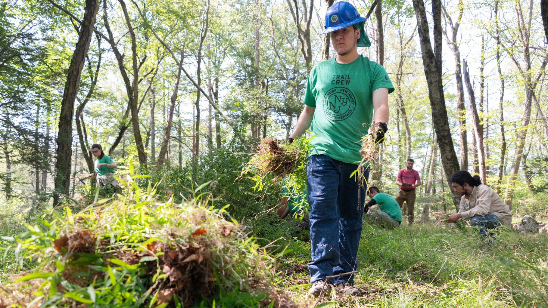 How Our Corps Crews Enhance the Trail Experience in Harriman State Park 